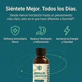 Nueva Fórmula de Máxima Potencia – Drenaje Linfático de SONVITAL™