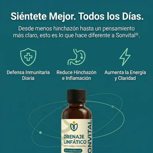 Nueva Fórmula de Máxima Potencia – Drenaje Linfático de SONVITAL™