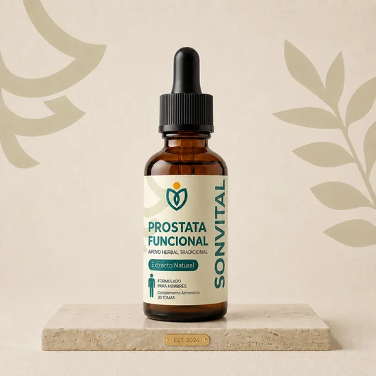 Fórmula Líquida De Máxima Potencia – PROSTATA FUNCIONAL de SONVITAL